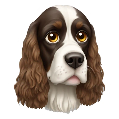 Russian spaniel sticker