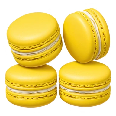 Lemon macarons  sticker