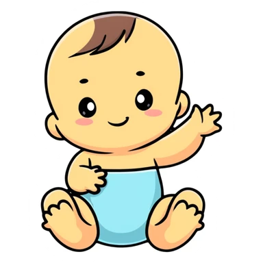 cute baby sticker