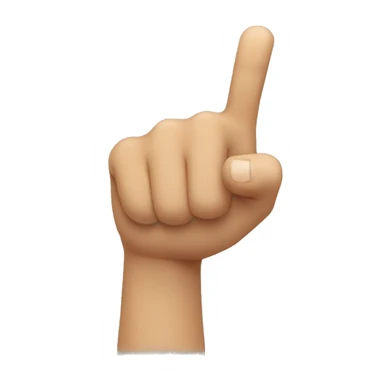 a finger pointing towards you sticker