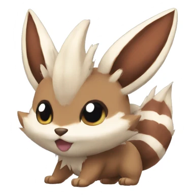 Furret Eevee Zigzagoon sticker