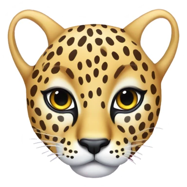 lisa frank cheetah sticker