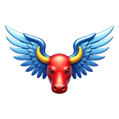 red bull with wings sticker