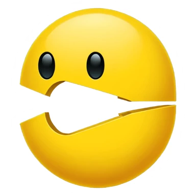 pacman sideways sticker