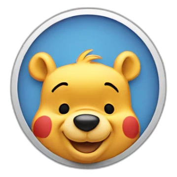 winnie the pooh wink sticker