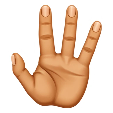 Middle finger toes sticker