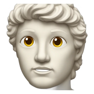 The statue of David sticker