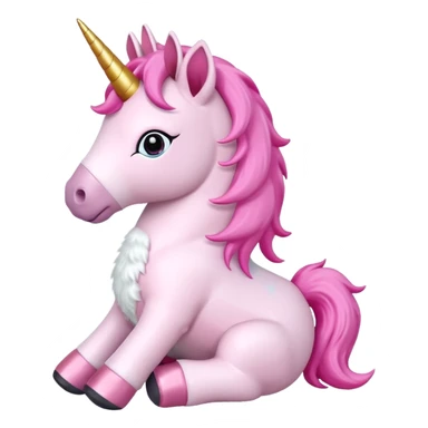 pink unicorn toy sticker