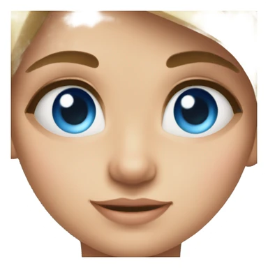 beautiful daughter, blue eyes sticker