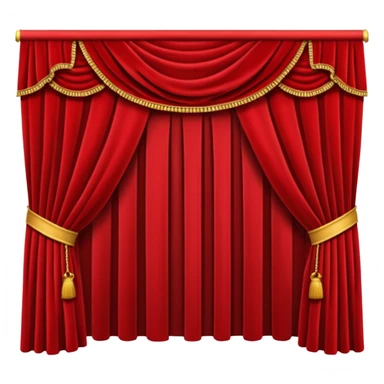 create a series of images for Theatre soft goods Inventory showing theatre curtains sticker