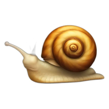 smiling snail sticker