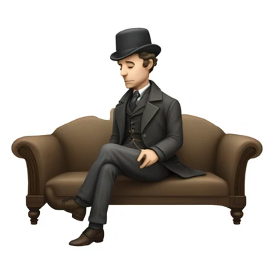 sherlock holmes dying sticker