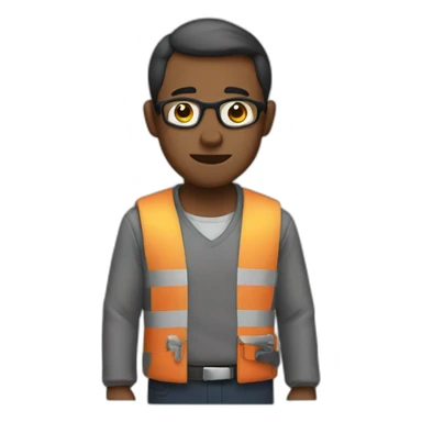 hard-working sticker