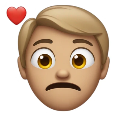 crying with heart eyes sticker