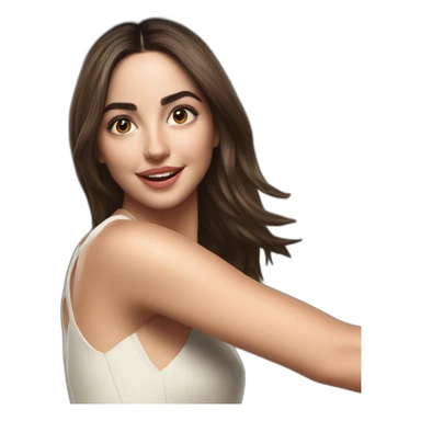 ana de armas dancing sticker