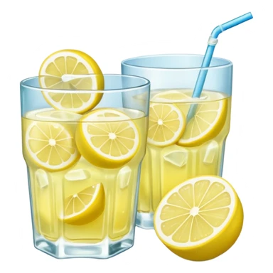 ice cubes of lemonade sticker