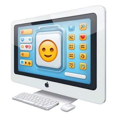 Complex screen configuration sticker