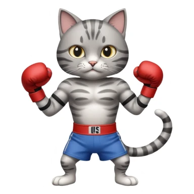 Cat in boxing stance







 sticker