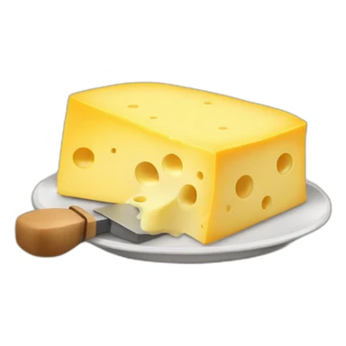 Cheese raclette sticker