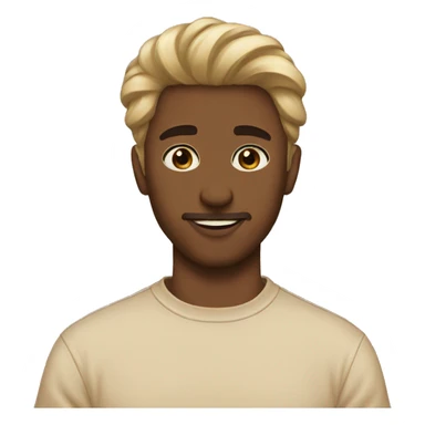 Beige aesthetic emojis sticker