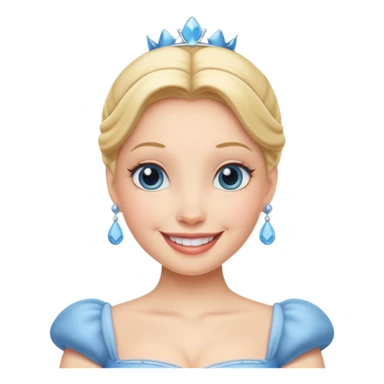 cinderella bald sticker