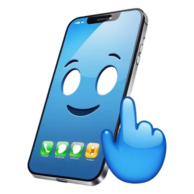 I phone 16 blue sticker