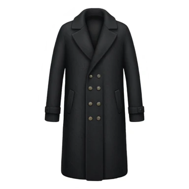 black longcoat sticker