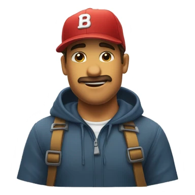 Gorra Hugo boos sticker