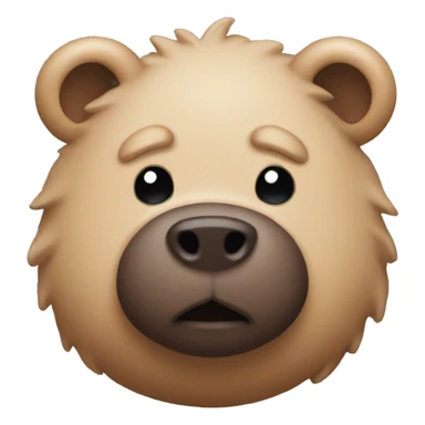 teddy head hog  sticker