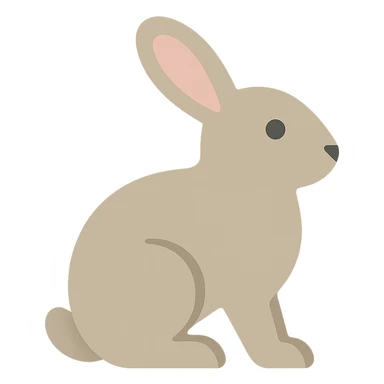 Rabbit sticker
