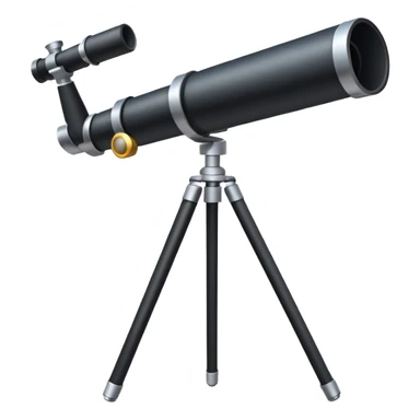 A telescope aimed 90 degrees sticker