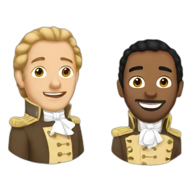 Hamilton musical sticker
