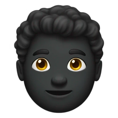 black phantom doodle sticker