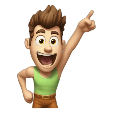 jimmy neutron raving sticker