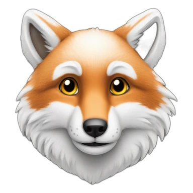 Renard polaire sticker