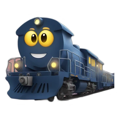 Train de nuit sticker