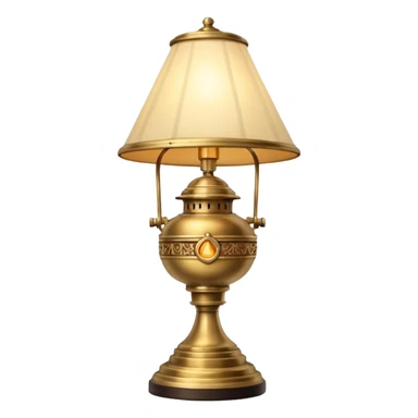 Vintage academia lamp sticker