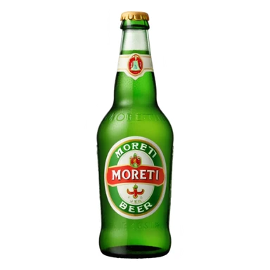 Bottiglia birra Moretti in vetro sticker