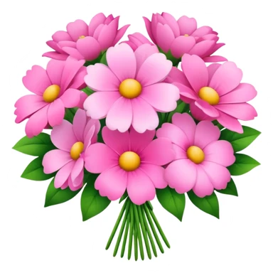 Pink Flower Bouquet  sticker