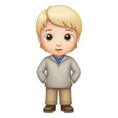 Little person standing  sticker