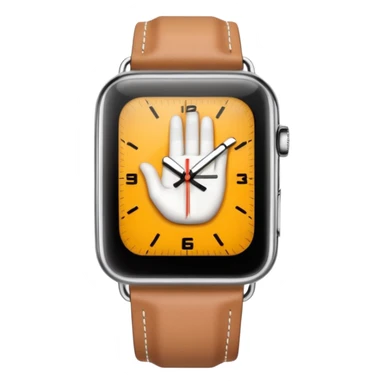 Just the finger like in the 4 picture but the watch on top of the sleeve  sticker