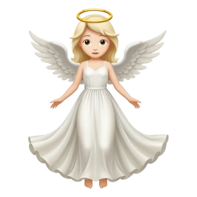 angel floating sticker