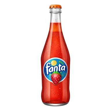 hyper sparkle strawberry Fanta  sticker