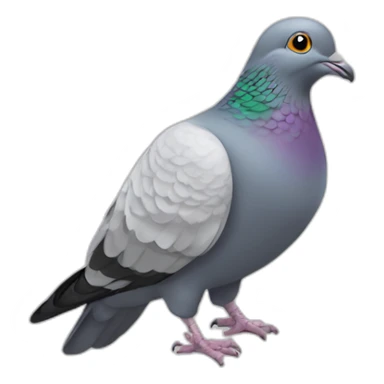 un pigeon énervé sticker