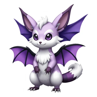 Shiny Furret-Absol-Noivern-Hybrid (Full body) sticker