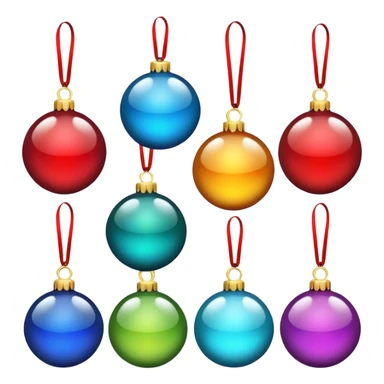 Christmas decorations sticker