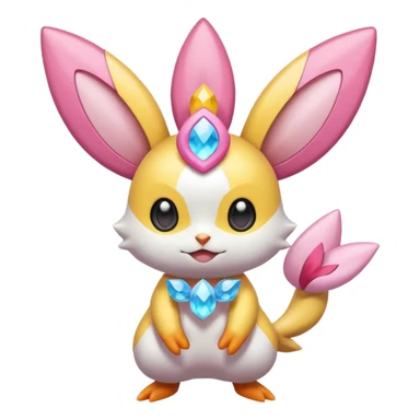 Emolga-Victini-Diancie-fusion sticker