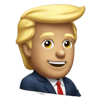 Trump on boat sticker