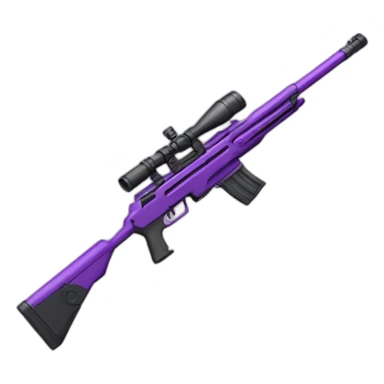 PURPLE sniper rifle sticker