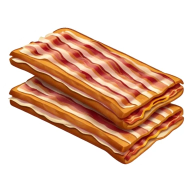 packaged bacon sticker